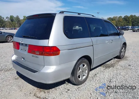 2001 Honda Odyssey Ex z USA, uszkodzony, nr VIN 2HKRL18691H608259